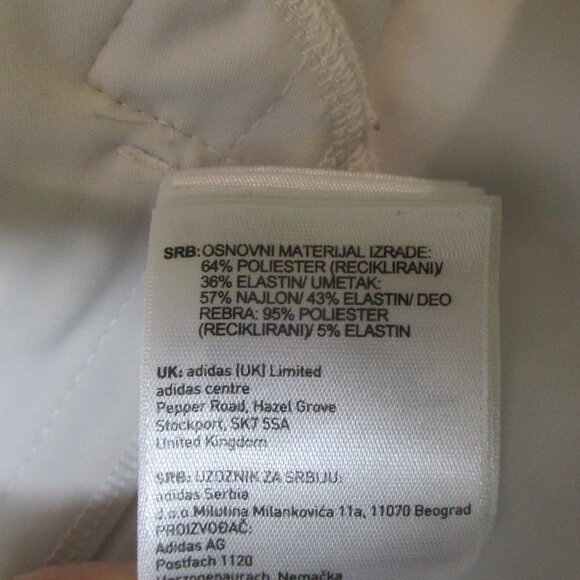 ADIDAS Stella McCartney white stretch breathable athletic Designer jacket - Picture 12 of 12